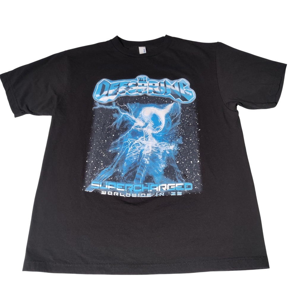 The Offspring Supercharged 2025 Tour T-Shirt Mens L Jimmy Eat World NFG Black